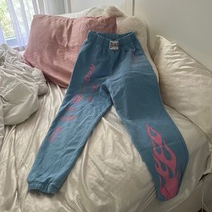 Pacsun sweatpants size small blue and pink new girl order brand.